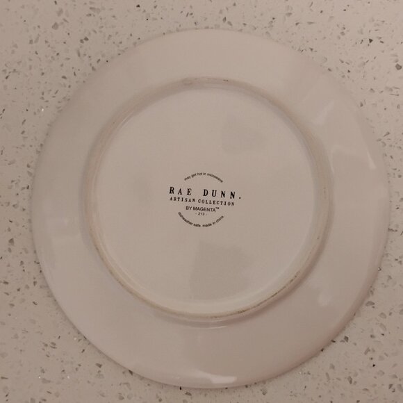 Rae Dunn Joy plate 8 inch NWOT - Picture 4 of 4